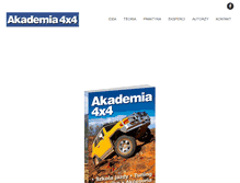Tablet Screenshot of akademia4x4.off-road.pl